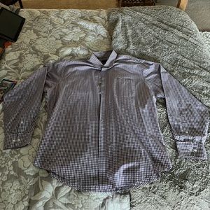 Arrow purple dress shirt XL